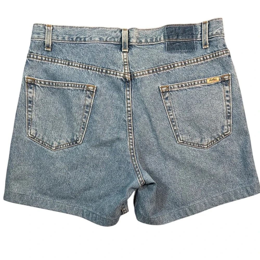 Levi Strauss Signature Relaxed Fit Denim Shorts Light Wash W36 Cotton Blue 90s